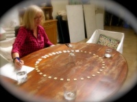 The table with the Oracle of Jalarm