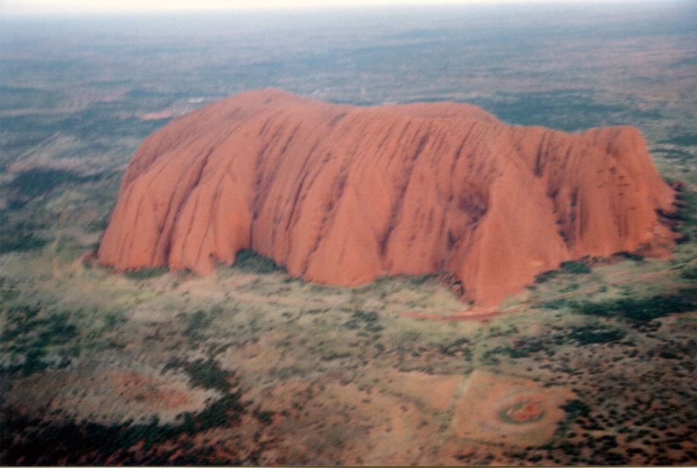  Uluru, in the heart of Australia, is the heart chakra of this planet. 
